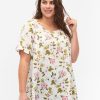 Bluser & Skjorter Flash by Zizzi | Flash - Bluse Med Korte Aermer Og Print